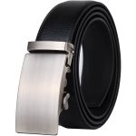 Microfiber Leather Mens Ratchet Belt, Belts For Men Adjustable Automatic Buckle - Image 6