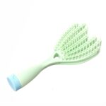 1pc Massage Hair Comb - Elastic Scalp Massage Comb, Wet Dry Dual Purpose Comb, Hollow Out Hair Brush - Haircare Heatless Tool For Women And Men - Image 3