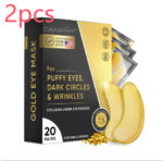 Eye Bag Removal Wrinkle Lifting And Tightening 24K Gold Eye Mask Patch - Image 3