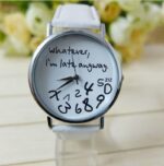 Fashion Casual Geneva Women's Belt Watch Irregular Digital Men's Watch Leather Belt Watch - Image 3