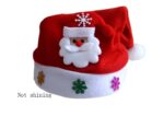 Christmas Decorations Non-woven Cartoon Applique Luminous Hat - Image 7