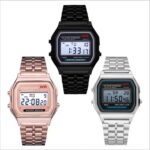 WR F91W Steel Band Electronic Watch - Image 7