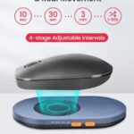 Enlarged Turntable, Adjustable Intervals, User-Friendly Buttons, And LED Display Mouse Jiggler, To Keep Online Instant Messaging Awake - Image 2