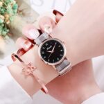 Luminous Starry Sky Watch Ladies Casual Rainbow Canvas - Image 5