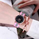 Luminous Starry Sky Watch Ladies Casual Rainbow Canvas - Image 3