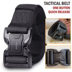 Men's Tactical Military Belt Quick Button Release Buckle Waistband Belts For MEN - Image 5