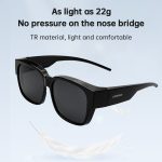 Fit Over Glasses Sunglasses For Men & Women Polarized Lens 99 UV Protection - Image 3