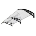 Outdoor Front Door Window Awning Patio Canopy Rain Cover UV Protected Eaves RT - Image 4