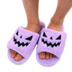 Halloween Shoes Winter Cute Warm Home Slippers Women - Image 6