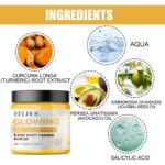 Eelhoe Turmeric Exfoliating Facial Scrub For Deep Cleansing Of Delicate Pores And Beauty Cleansing Treatment - Image 4