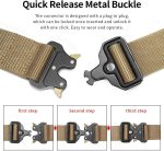 PREMIUM Men Casual Military Belt Tactical Waistband Rescue Rigger Nylon Belt USA - Image 5