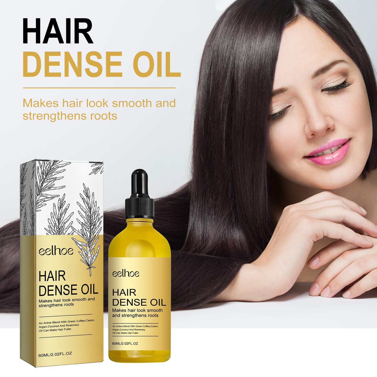 2f7f93e7-4689-4344-9c28-033289c8a72cjpg EELHOE Rosemary Hair Treatment Oil Scalp Cleansing Conditioning Volumizing Smoothing Repair Dry Frizzy Hair Conditioning Hair Treatment Oil - Image 1