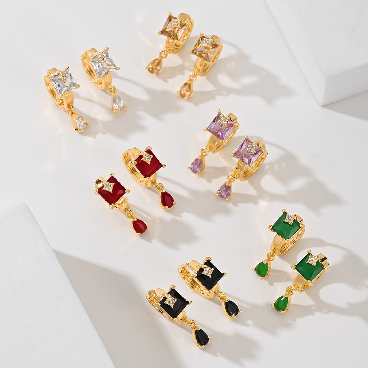 2Fa2400C-7F12-4Bd2-B283-D3Daee1A9Af1Jpg Popular Fashion Earrings Copper-Plated Gold - Image 1