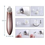 Electric Blackhead Vacuum Pore Cleaner Acne Pimple Remover Strong Suction Tool Electric Blackhead Remover Pore Vacuum Suction Diamond Dermabrasion Face Cleaner - Image 2