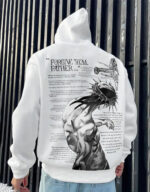 Men's And Women's Casual Printed Hooded Sweater - Image 3