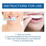 EELHOE Adjustable Buckle Dentures, Modified Teeth Interdental Set Orthodontic Dentures Set - Image 5