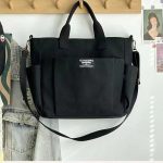 Large Capacity Shoulder Canvas Bag, Commuting Hand Bag - Image 4