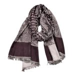 Ethnic Yarn-Dyed Cotton Linen Scarf – Short Beard Style Wrap - Image 6