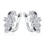 Sweet Cool Style Flower Zircon Ear Studs Female Christmas Creative Style - Image 4