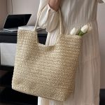 Women's Fashion Large Capacity Straw Bag - Image 5