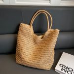 Women's Fashion Large Capacity Straw Bag - Image 4