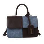 Popular Fashion Stitching Texture Portable Shoulder Messenger Bag - Image 6