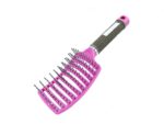Hair Scalp Massage Brush Anti Static Curved Vented Styling Detangling Brushes Hair Scalp Massage Comb Hairbrush Bristle Nylon Women Wet Curly Detangle Hair Brush For Salon Hairdressing Styling Tools - Image 4