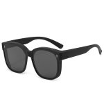 Summer Driving Sun Protection Polarized Light One Mirror Dual Use Anti Glare Trendy Sunglasses - Image 4