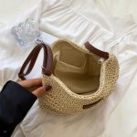 Niche Design Vacation Straw Tote Bag - Image 2