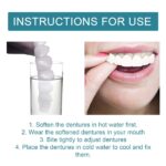 EELHOE Adjustable Buckle Denture, Temporary Fillings Interdental Fillings Orthodontic Denture Kits - Image 2
