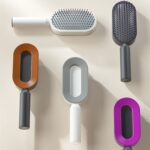 Self Cleaning Hair Brush For Women One-key Cleaning Hair Loss Airbag Massage Scalp Comb Anti-Static Hairbrush - Image 9