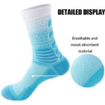 5 Pairs Mens Athletic Socks Cushion Running Socks Breathable Comfort For Sports Anti-odor And Anti-slip For Running Fitness Cycling - Image 4