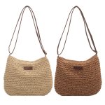 Niche Design Vacation Straw Tote Bag - Image 3
