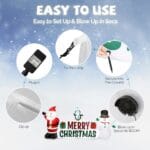 Lighted Christmas Inflatable Decoration - Image 7