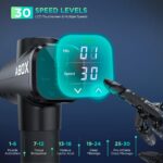 Massage Gun Deep Tissue Muscle Massage Gun For Athletes Handheld Electric Body Shoulder Neck Back Massager Gun For Pain Relief Portable Percussion Massage Gun With 6 Massage Heads  30 Speeds - Image 3