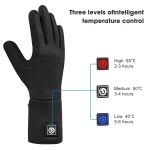 Electric Ski Gloves Liner Polyester Waterproof Hand Warmer Full Finger Heated Gloves For Men And Women - Image 6
