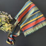 Retro Contrast Rainbow Stripe Shoulder Bag - Image 10