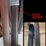 Microfiber Leather Mens Ratchet Belt Belts For Men Adjustable Automatic Buckle Dark Brown - Image 5
