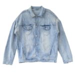 Men’s Batwing Sleeve Coat – Loose Drop-Shoulder Streetwear Outerwear - Image 3