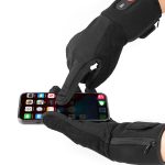 Windproof Water-resistant Indoor Outdoor Thermal Grip Heating Rechargeable Battery Powered Ski Heated Gloves - Image 5