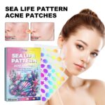 Hoygi Cute Colorful Acne Patches Reduce Acne & Pimples Anti-Dryness Deep Hydration Facial Cleansing