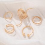 European And American Ins Cool Style Simple Retro Trendy Wave Open Ring - Image 5