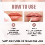 EELHOE Day And Night Lip Moisturizing Capsule, Hydrates Increases Lip Elasticity And Volumizes Lip Duller Lip Plump Lip Liquid - Image 4
