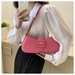 Western Style Shoulder Texture Crossbody Underarm Small Square Bag - Image 7
