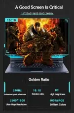 FIREBAT H6 16 Inch AMD R7-7735HS RTX 4060 DDR5 32G RAM M.2 1TB SSD 240Hz 2.5K Wifi6 BT5.1 Gaming Gamer Notebook Laptop Computer - Image 13