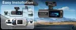 UHD 4K Dash Cam Dual Lens Driving Recorder Car DVR 1080P Rear Lens Camera Built-In WiFi GPS 24-Hour Parking Monitoring Black Box - Image 15