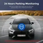 UHD 4K Dash Cam Dual Lens Driving Recorder Car DVR 1080P Rear Lens Camera Built-In WiFi GPS 24-Hour Parking Monitoring Black Box - Image 21