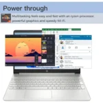 HP 15.6"HD Business Laptop,AMD Ryzen 3 5300U,32GB RAM,1TB SSD,Windows 11 Pro,Natural Silver,with Gaming Mouse - Image 3