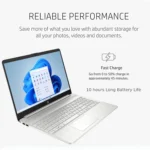 HP 15.6"HD Business Laptop,AMD Ryzen 3 5300U,32GB RAM,1TB SSD,Windows 11 Pro,Natural Silver,with Gaming Mouse - Image 5
