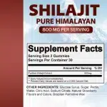 Shilajit Gummies - Energy Boost, Help with Muscle Recovery, Reduce Fatigue, Improves Memory and Concentration - 60 Gummies - Image 2